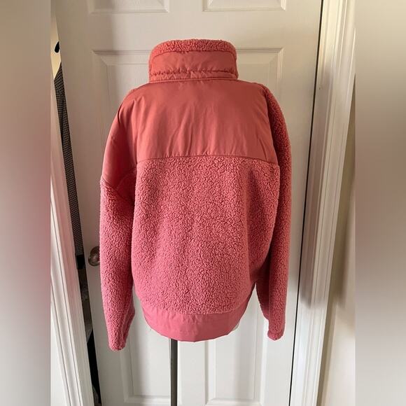NWT Under Armour Cozy Sporty Legacy Sherpa Full Zip Deco Rose Jacket Size XL - Picture 8 of 9